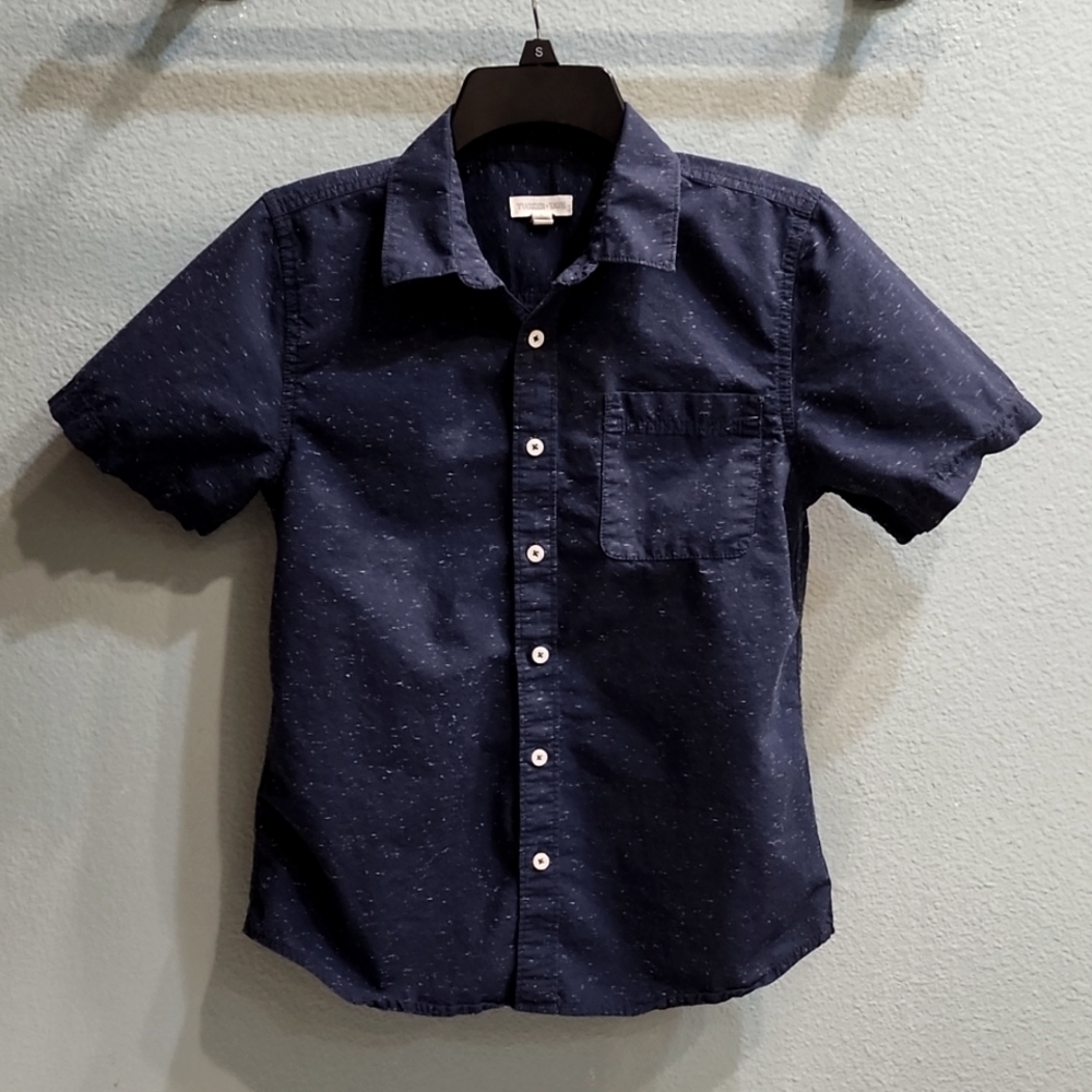 Tucker + Tate Boys Button Down Shirt Navy Size XL